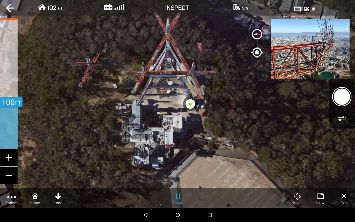 Map view: maximum navigation control from a top-down view
